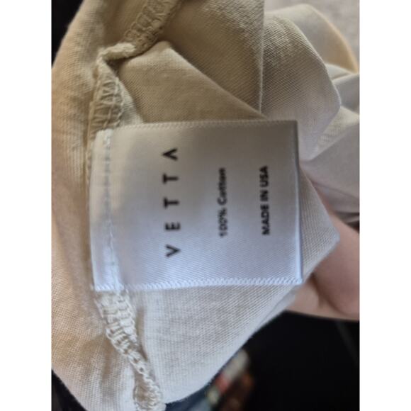 Vetta Womens Convertible Tee Top in Vintage Cream XS - Picture 9 of 9